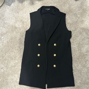 Black Express Brand vest